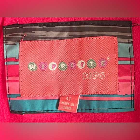Wippette Kids Little Girl Pink Full Zip Jacket Size 4T - Picture 3 of 9